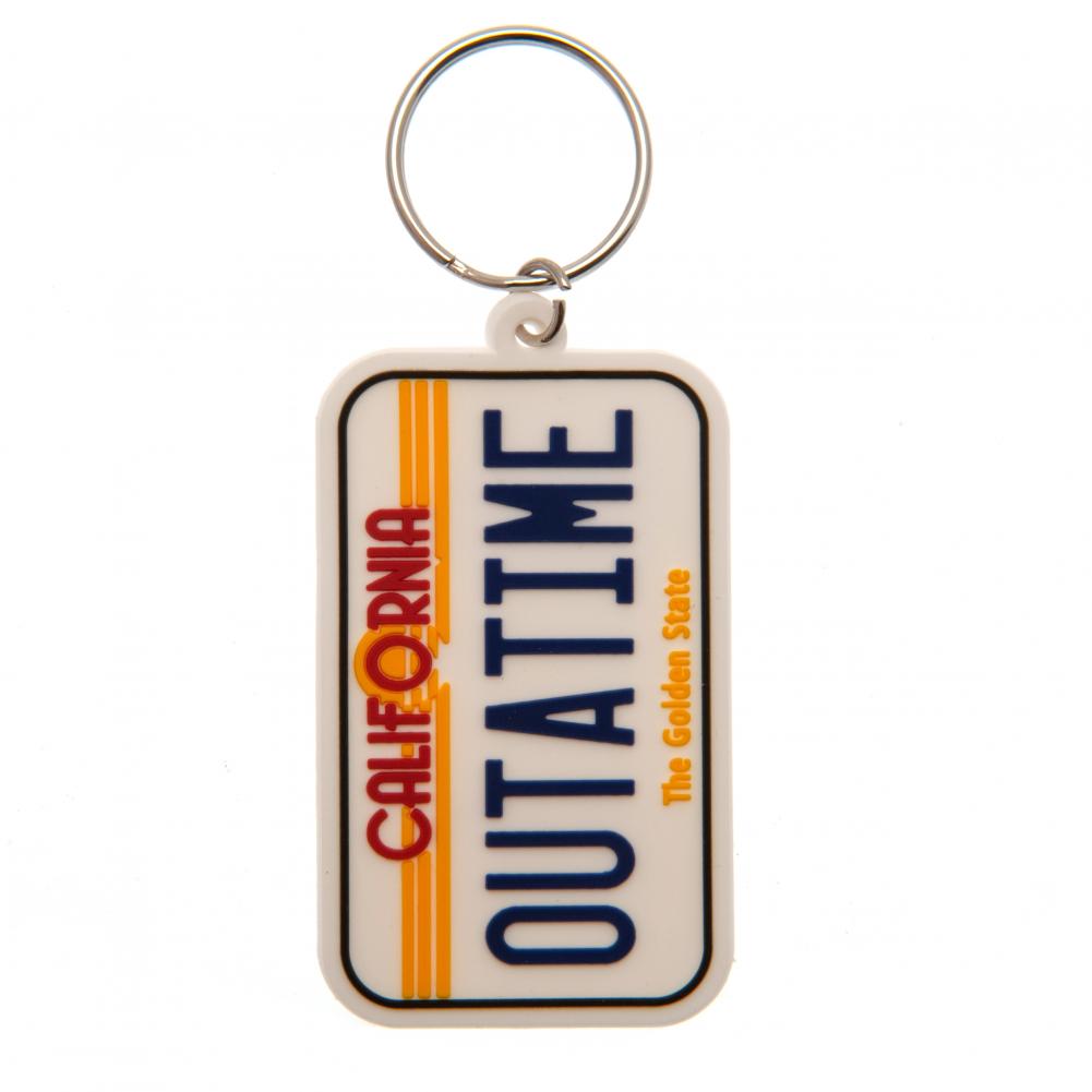 View Back To The Future PVC Keyring License Plate information