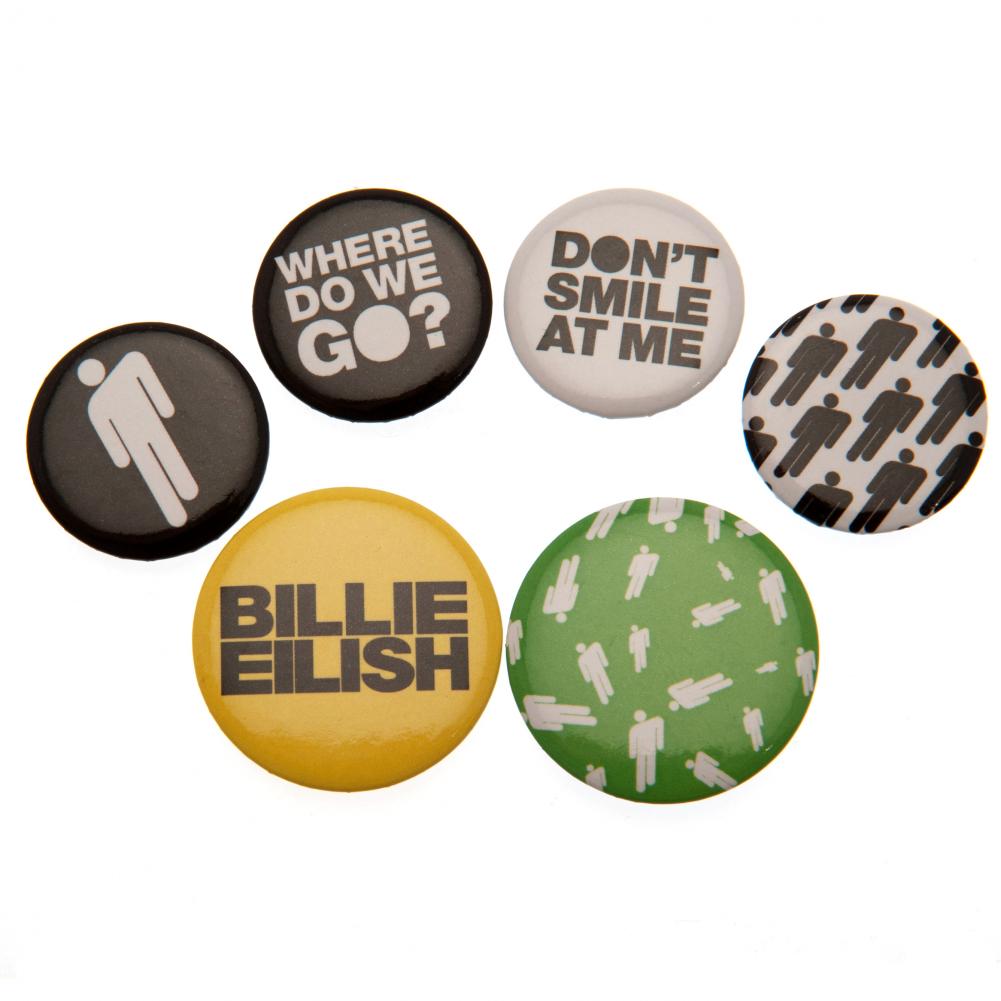 View Billie Eilish Button Badge Set Stickman information