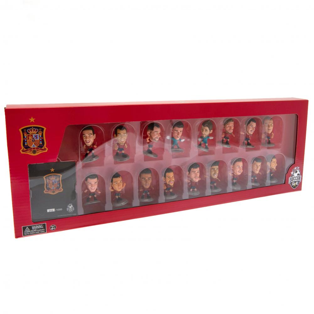 View Spain SoccerStarz 17 Player Team Pack information