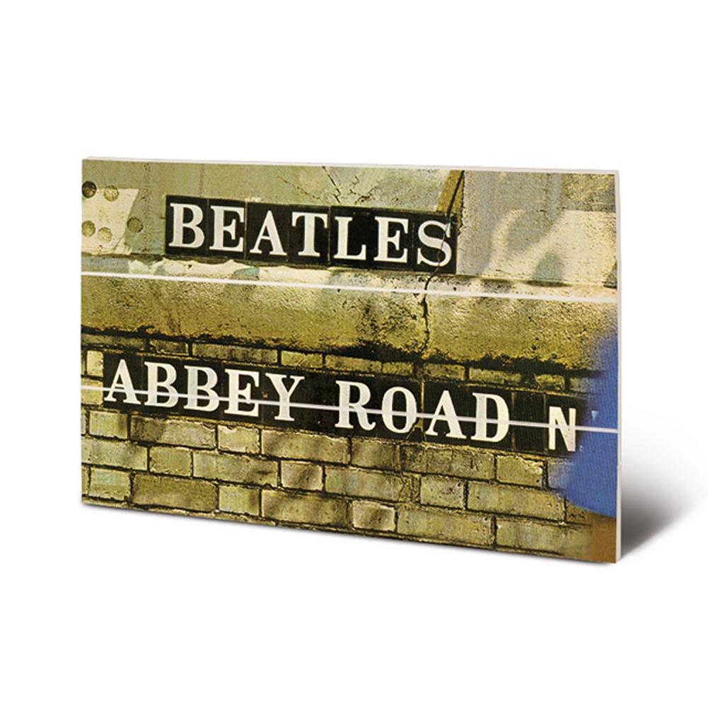 View The Beatles Wood Print Abbey Road information