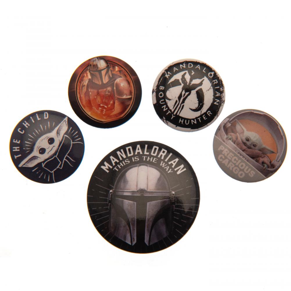 View Star Wars The Mandalorian Button Badge Set information
