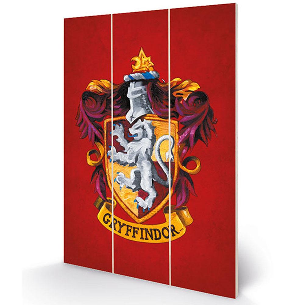 View Harry Potter Wood Print Gryffindor information