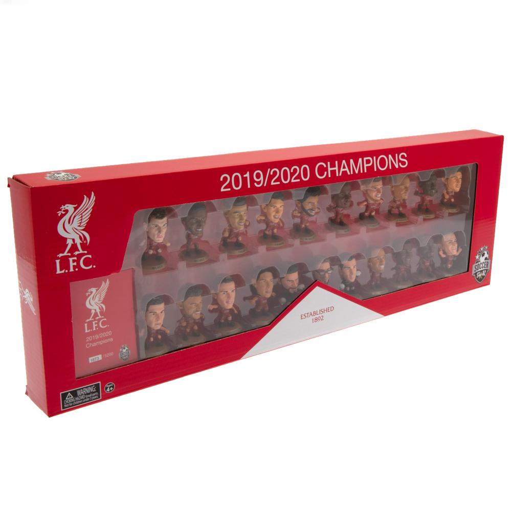 View Liverpool FC SoccerStarz League Champions 21 Player Team Pack information