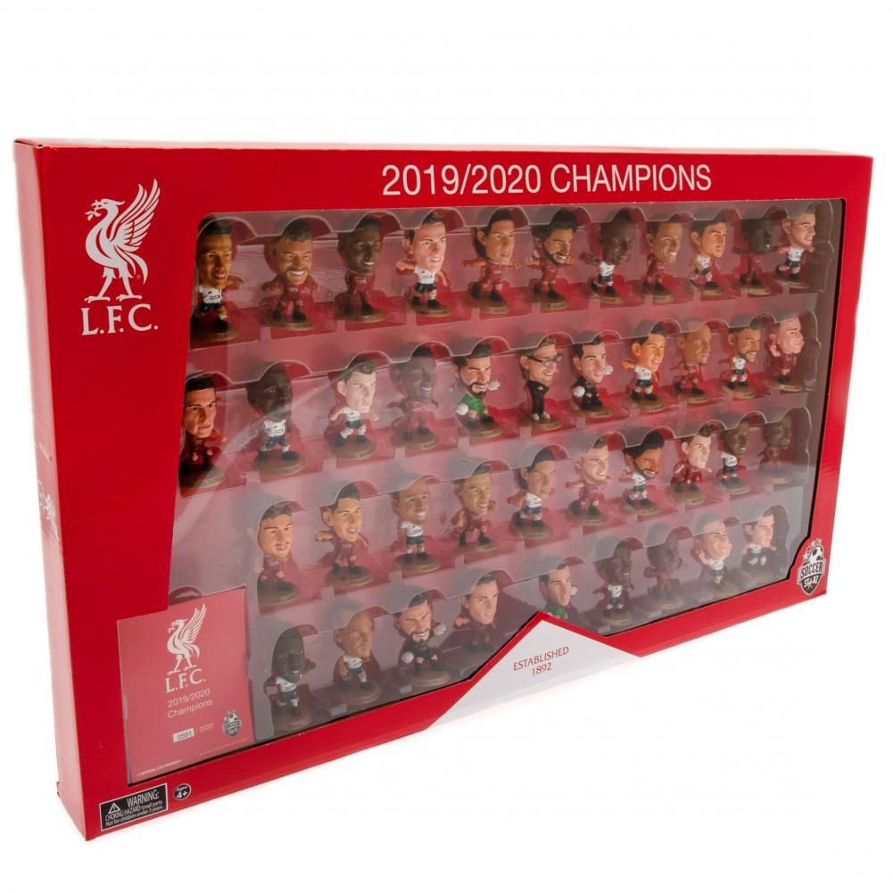 View Liverpool FC SoccerStarz League Champions 41 Player Team Pack information