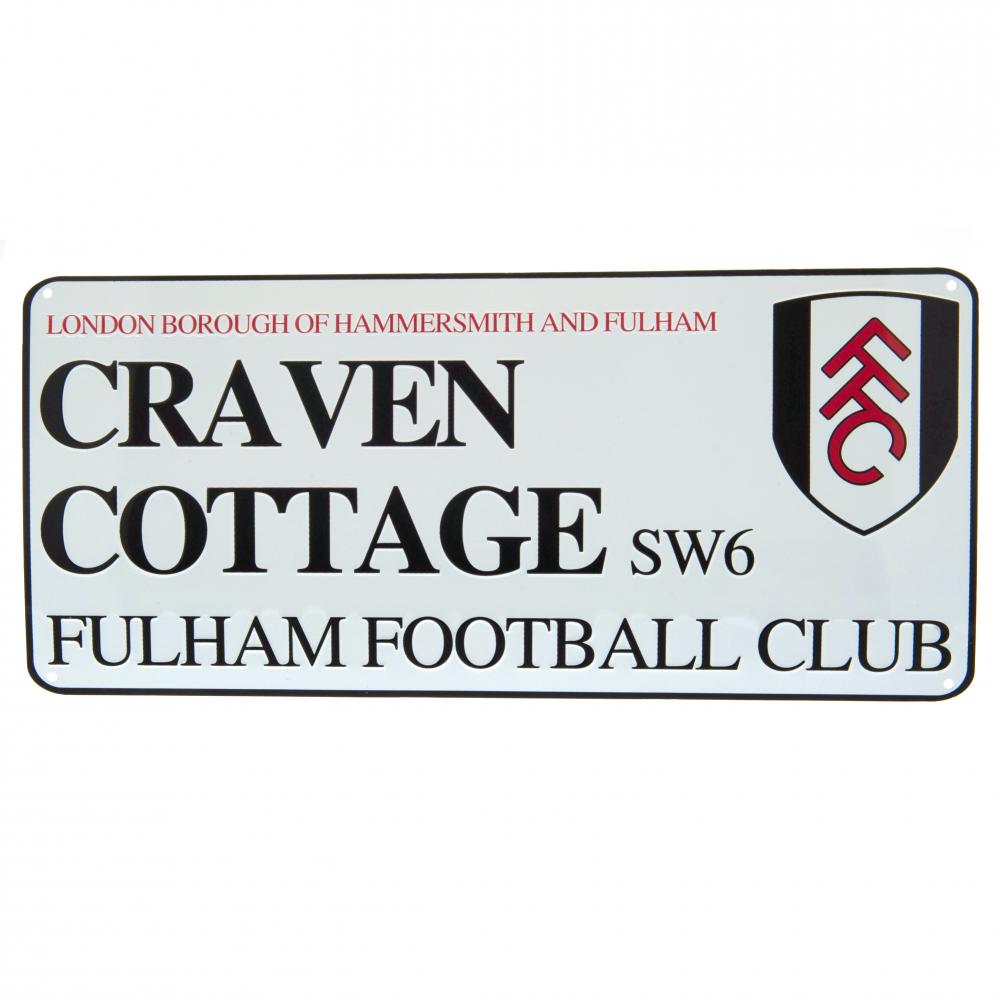 View Fulham FC Street Sign information