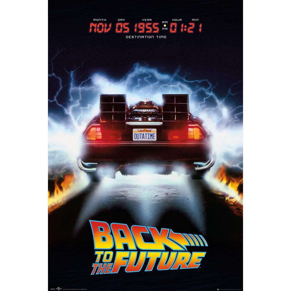 View Back To The Future Poster Delorean 234 information