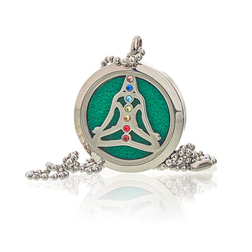 View Aromatherapy Jewellery Necklace Yoga Chakra 30mm information