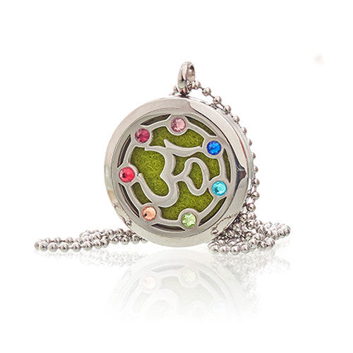 View Aromatherapy Jewellery Necklace OM Chakra 30mm information