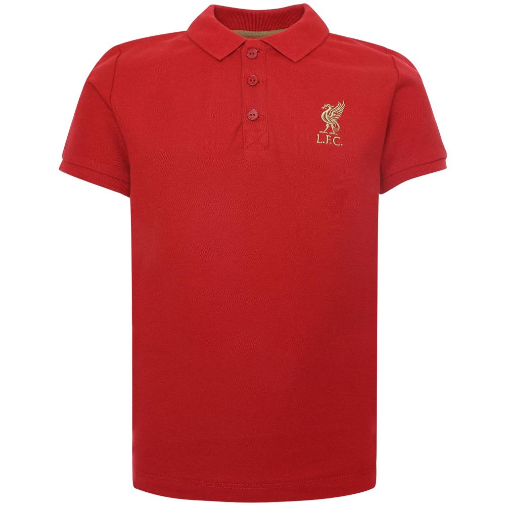 View Liverpool FC Polo Shirt Junior Red 1112 information