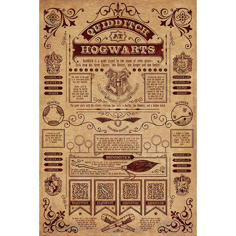 View Harry Potter Poster Hogwarts Quidditch 173 information