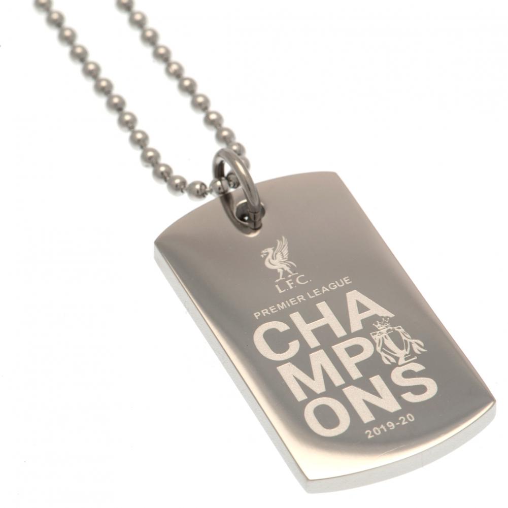 View Liverpool FC Premier League Champions Engraved Dog Tag information