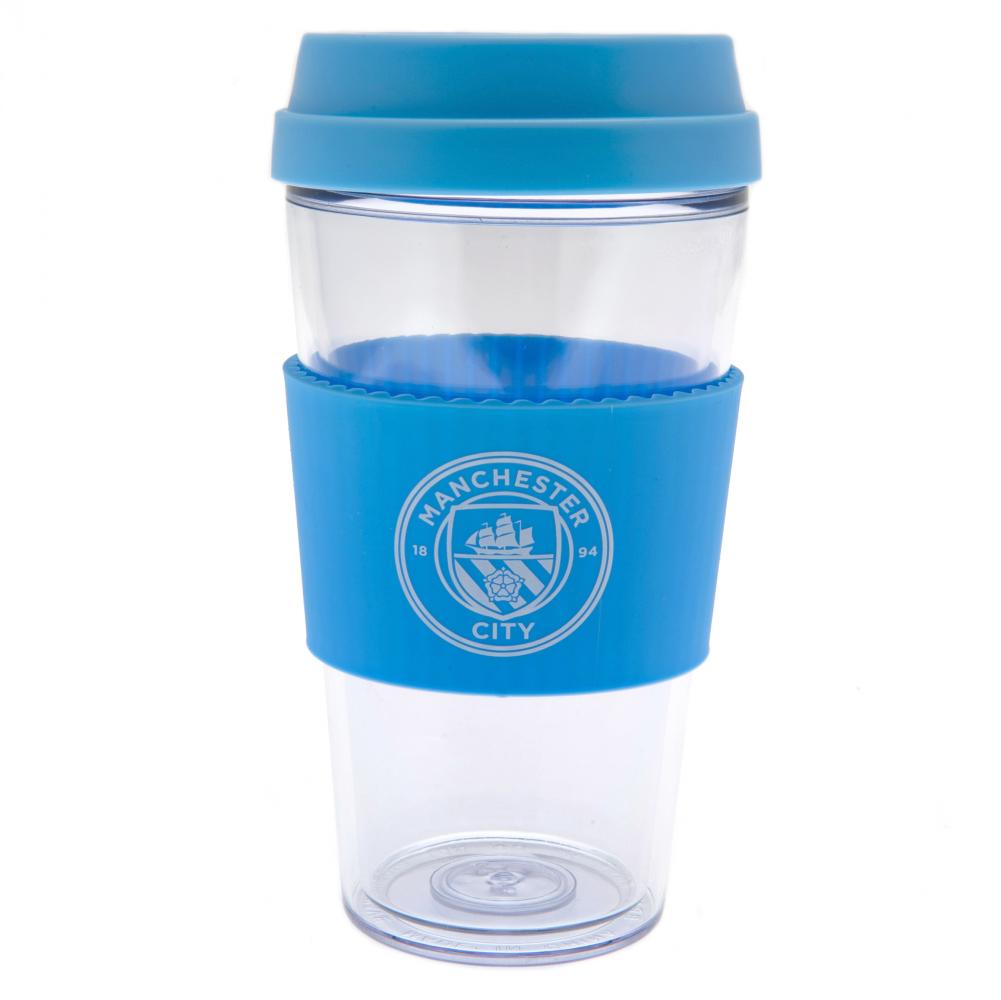 View Manchester City FC Clear Grip Travel Mug information