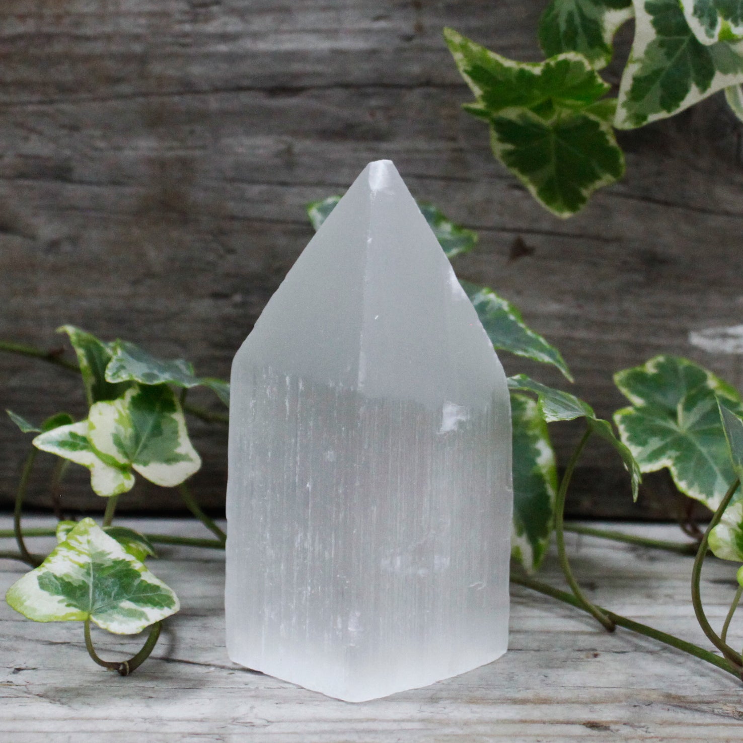 View Selenite Pencil Point Tower 10 cm information