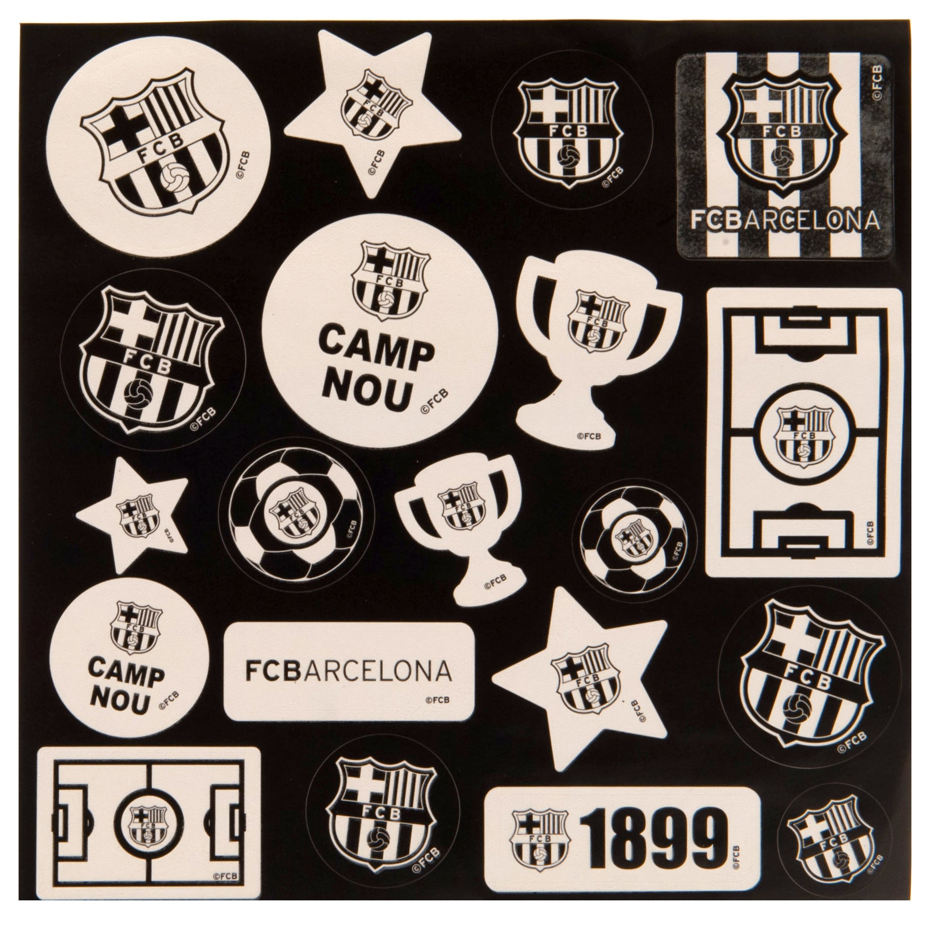 View FC Barcelona Glow in the Dark Stickers information