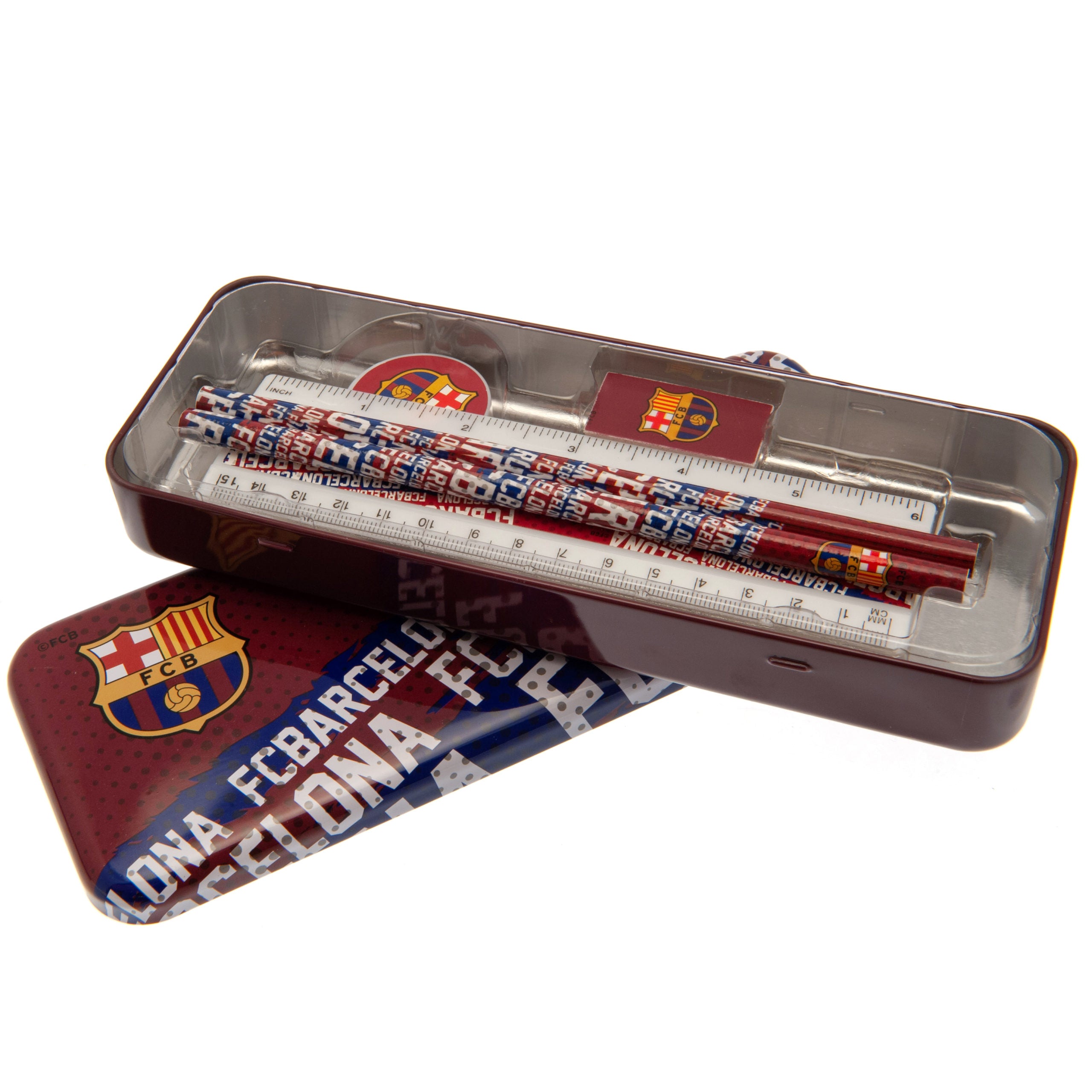 View FC Barcelona Stationery Tin Set information