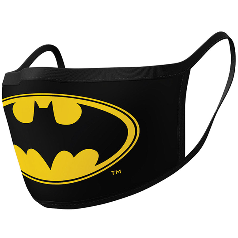 View Batman 2pk Face Coverings Logo information