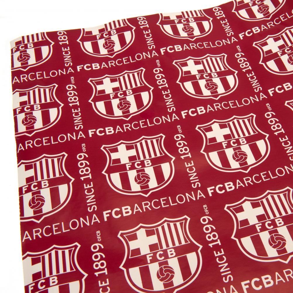 View FC Barcelona Gift Wrap information