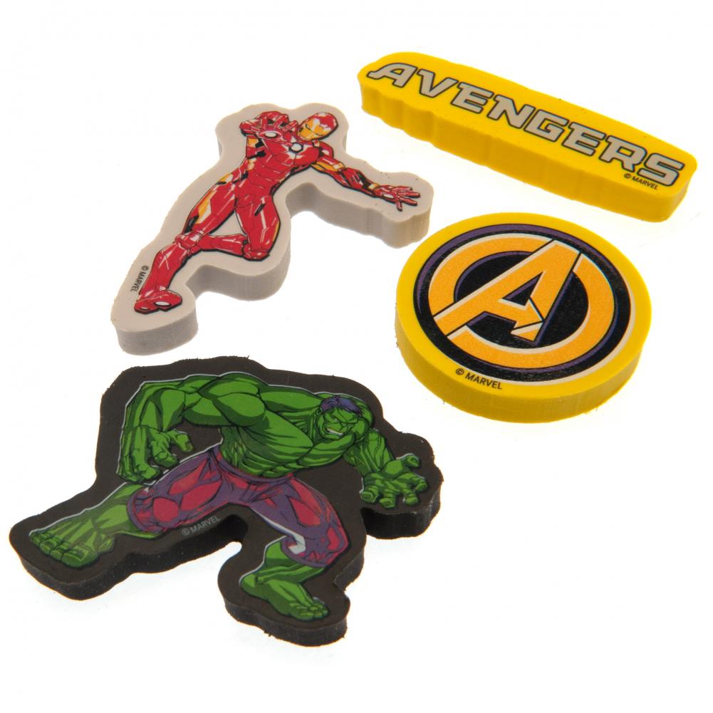 View Marvel Comics 4pk Eraser Set information