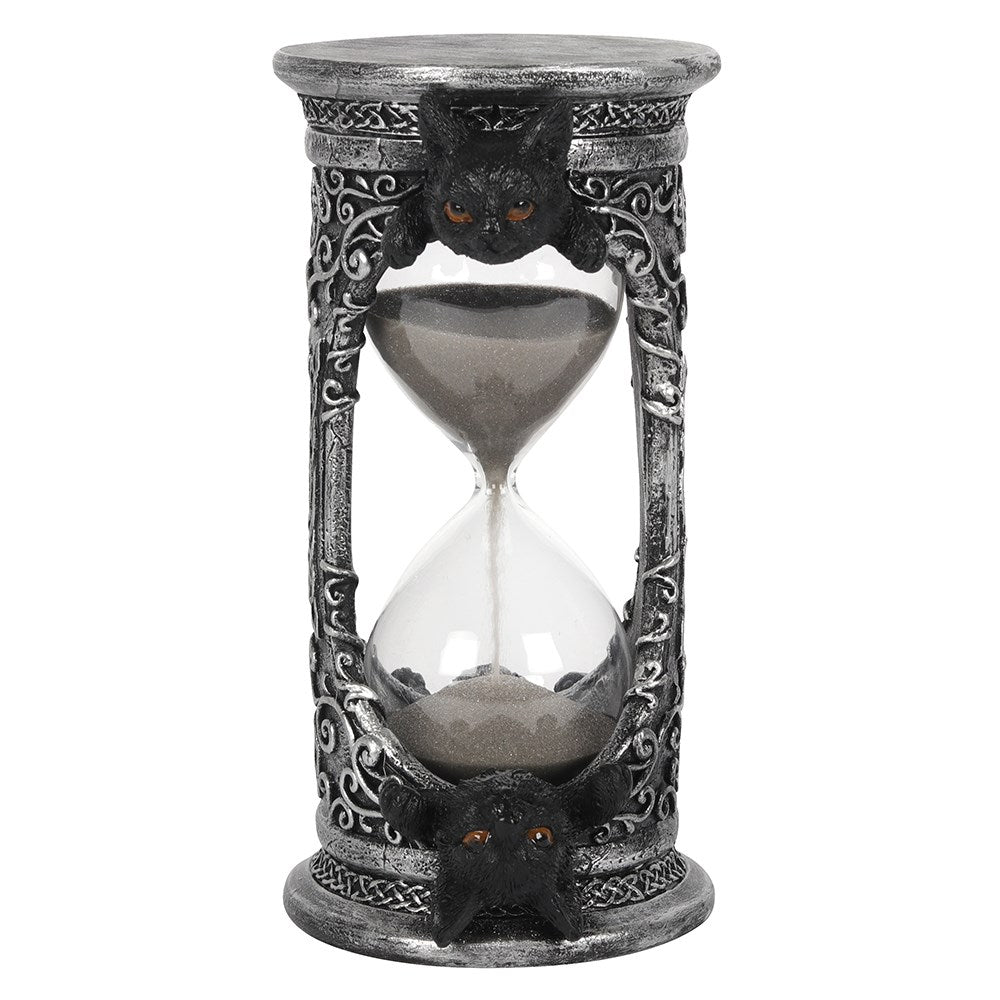 View 17cm Black Cat Hourglass Timer information