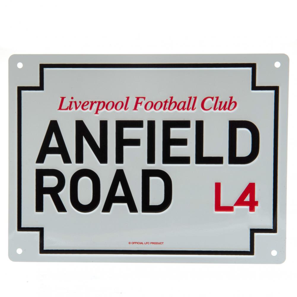 View Liverpool FC Anfield Road Sign information