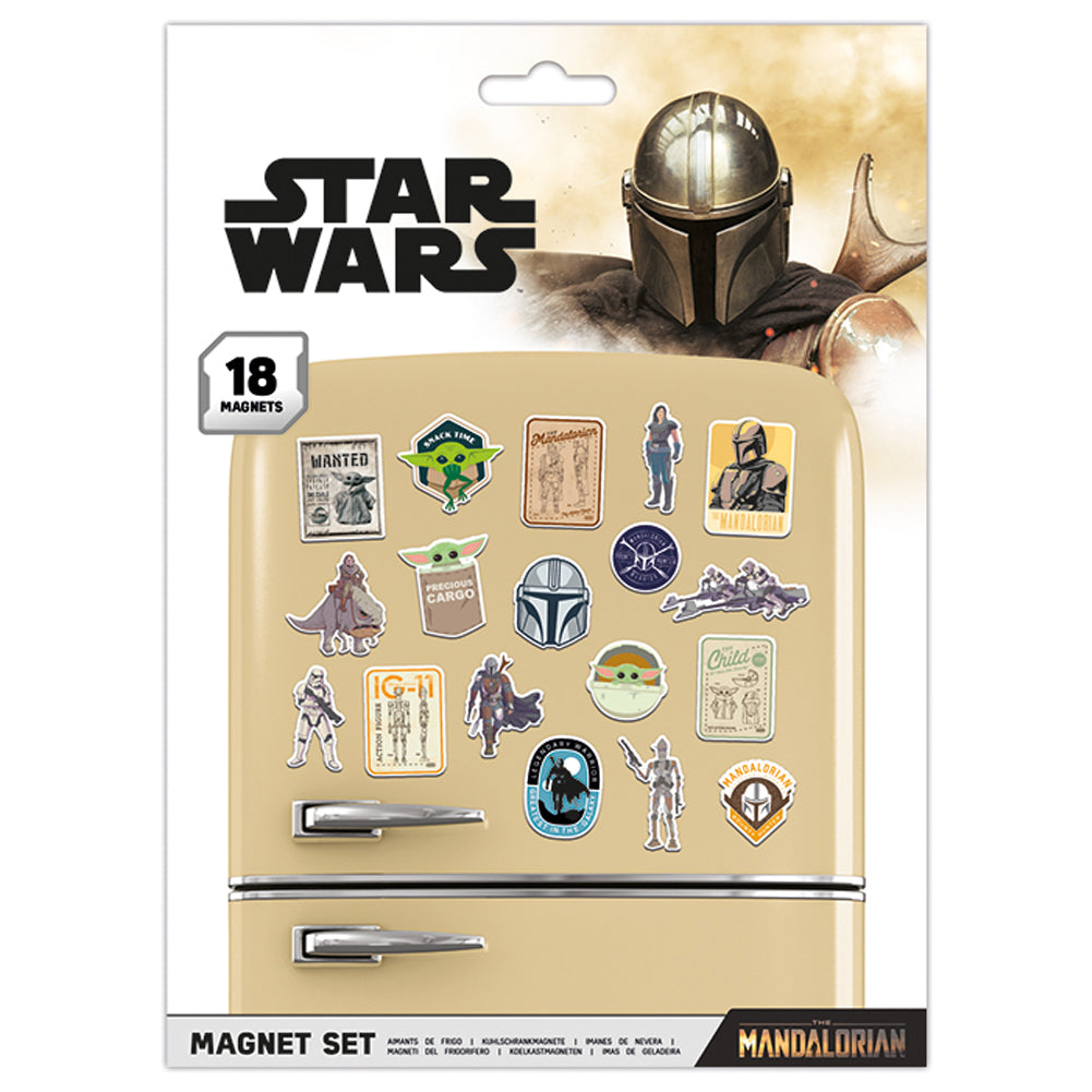 View Star Wars The Mandalorian Fridge Magnet Set information