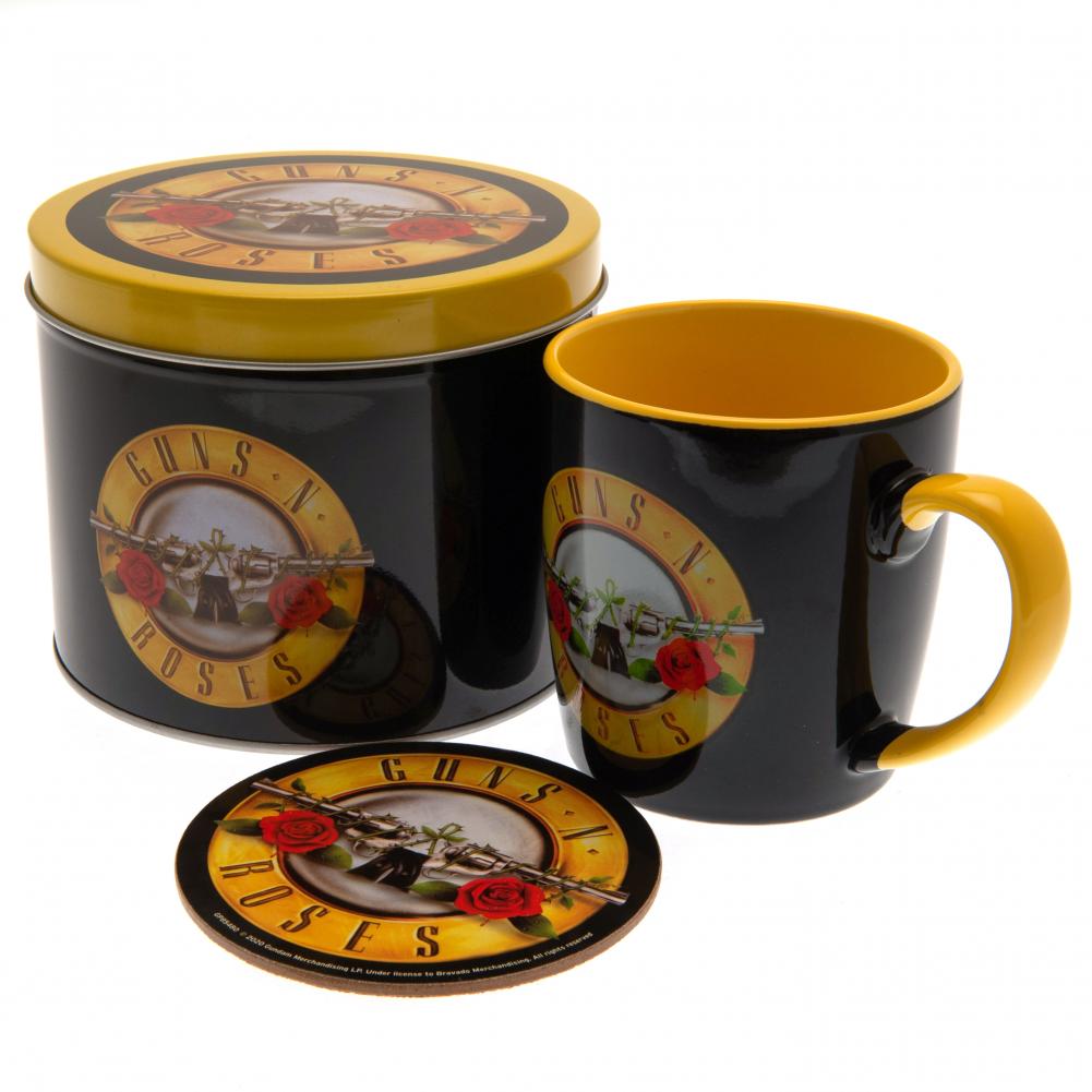 View Guns N Roses Mug Coaster Gift Tin information