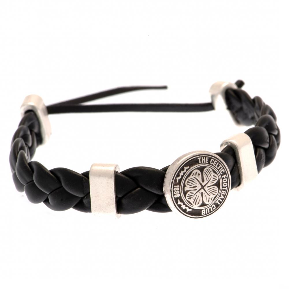 View Celtic FC PU Slider Bracelet information