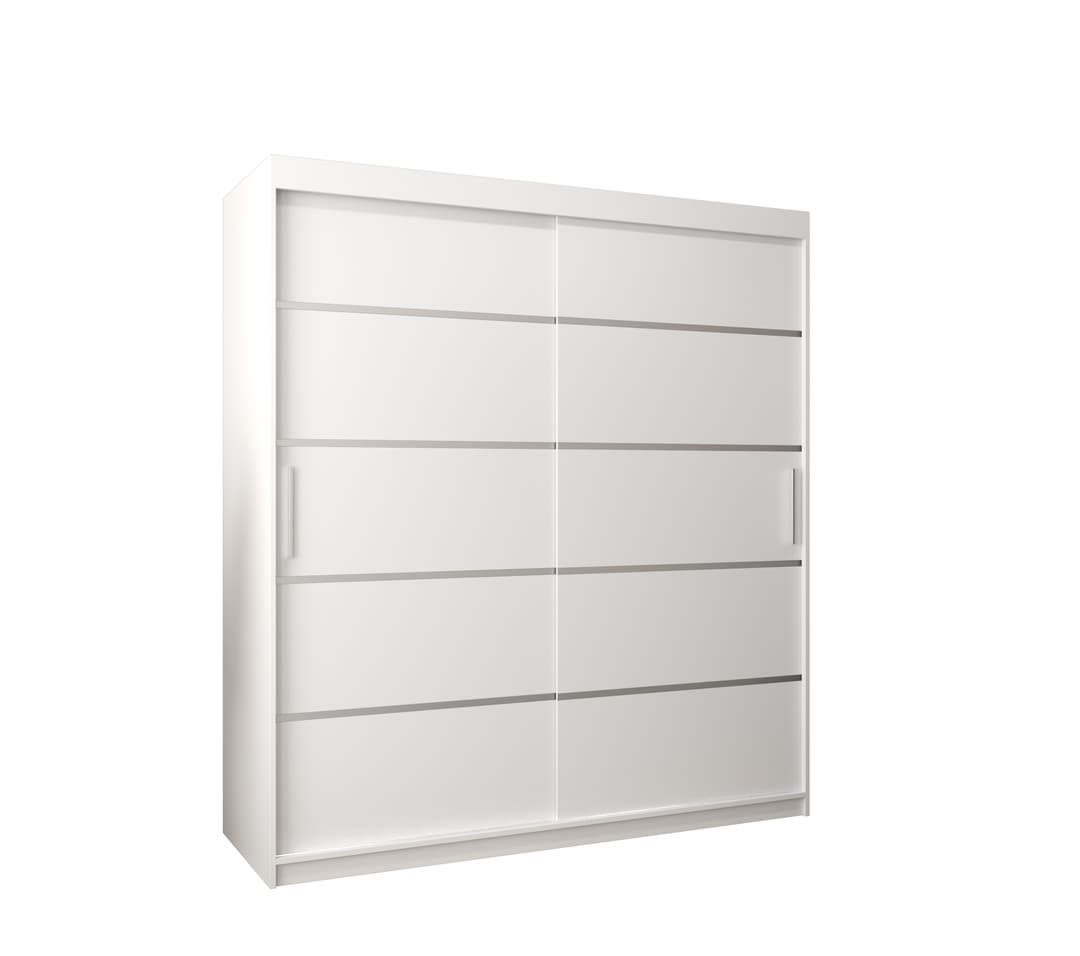 View Verona 01 Sliding Door Wardrobe 180cm White 180cm information