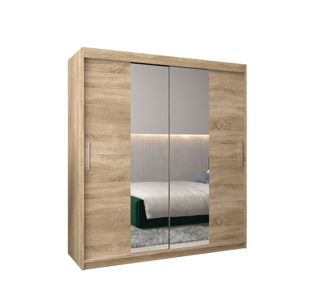 View Tokyo I Sliding Door Wardrobe 180cm Oak Sonoma 180cm information