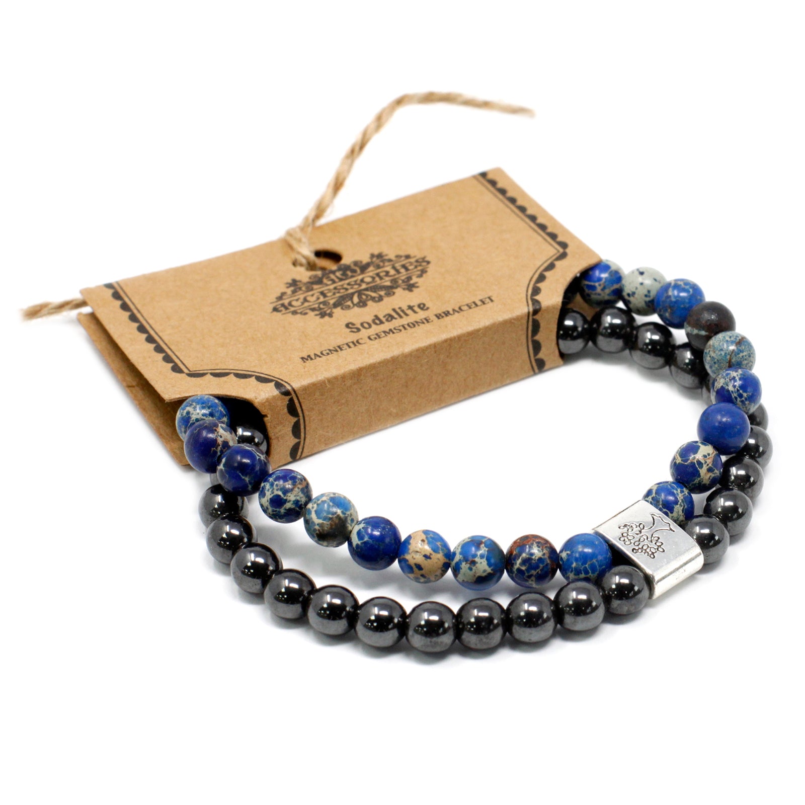 View Magnetic Gemstone Bracelet Sodalite information