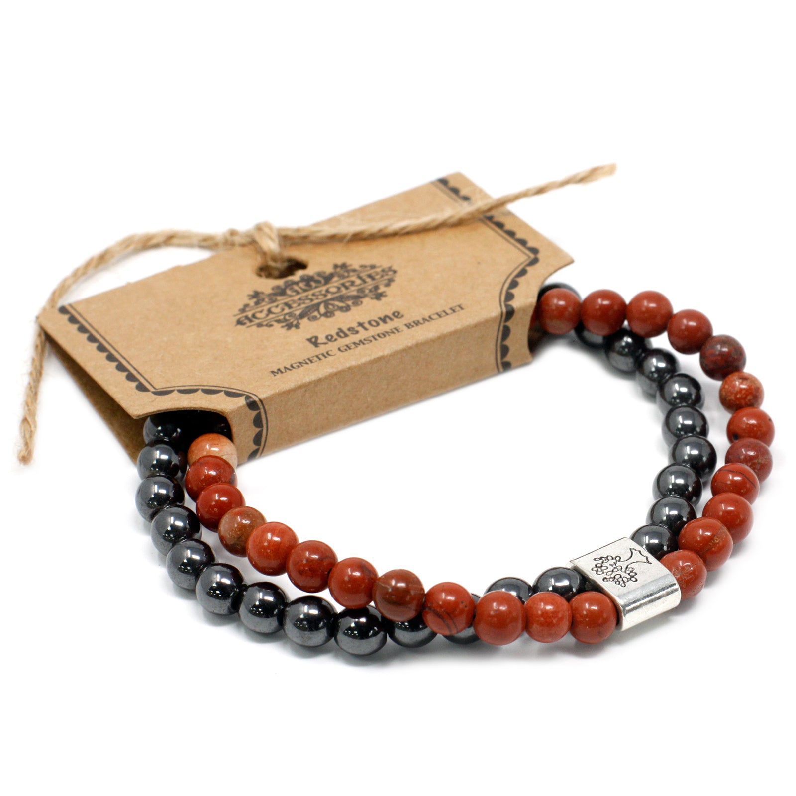 View Magnetic Gemstone Bracelet Redstone information