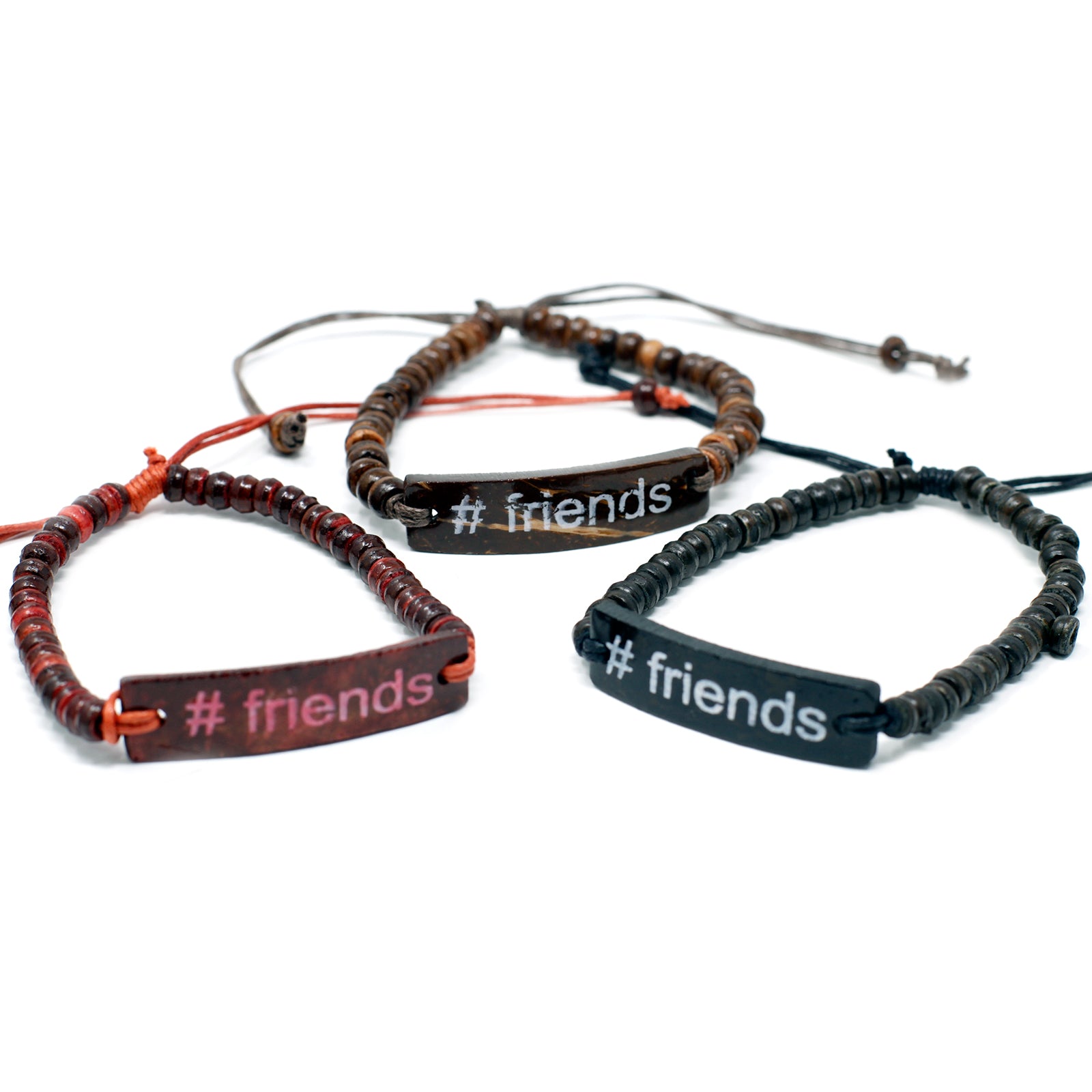 View Coco Slogan Bracelets Friends information