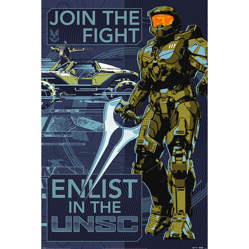 View Halo Poster Join The Fight 90 information