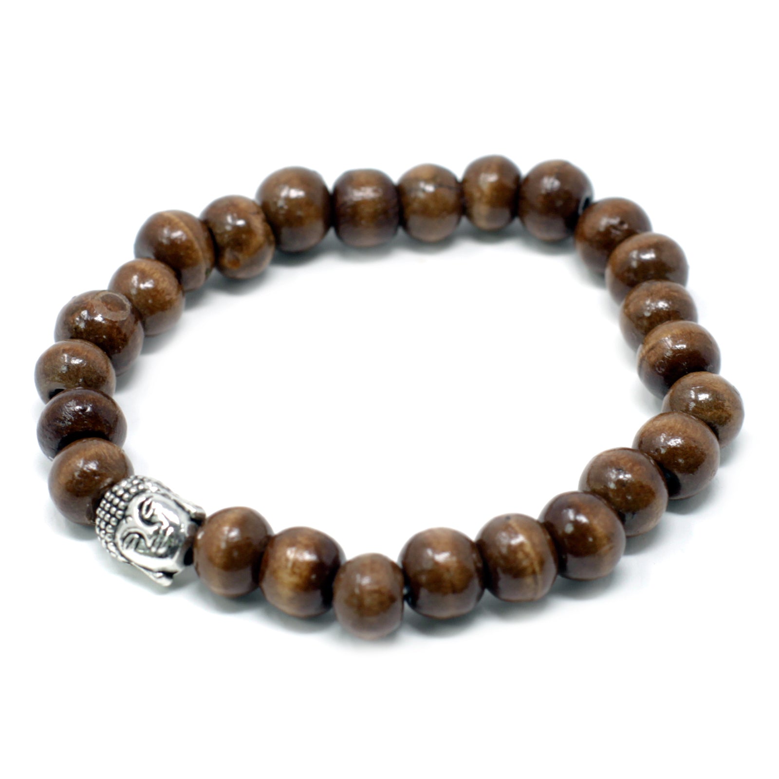 View Brown Beads Buddah Bangle information