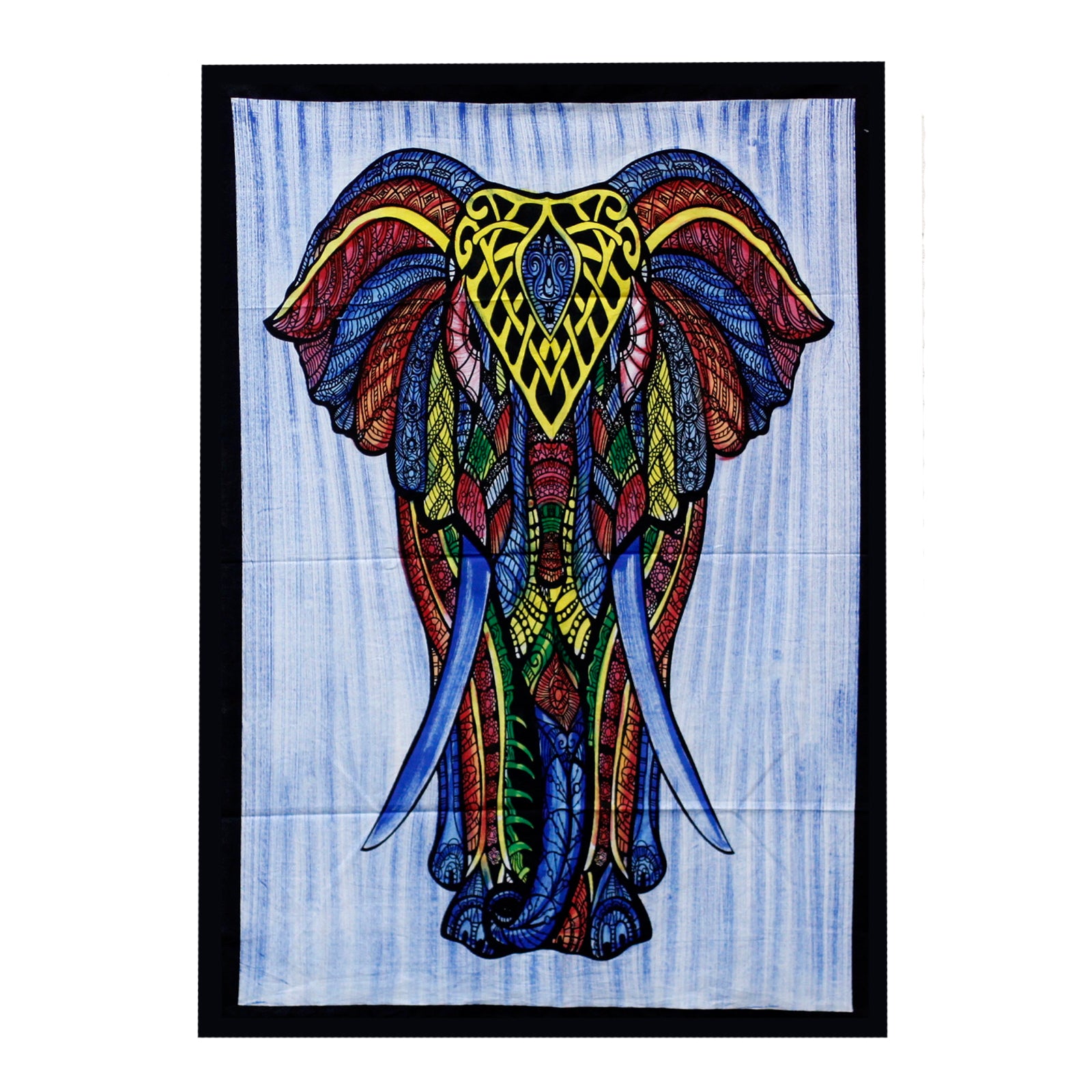 View Handbrushed Cotton Wall Art Elephant information