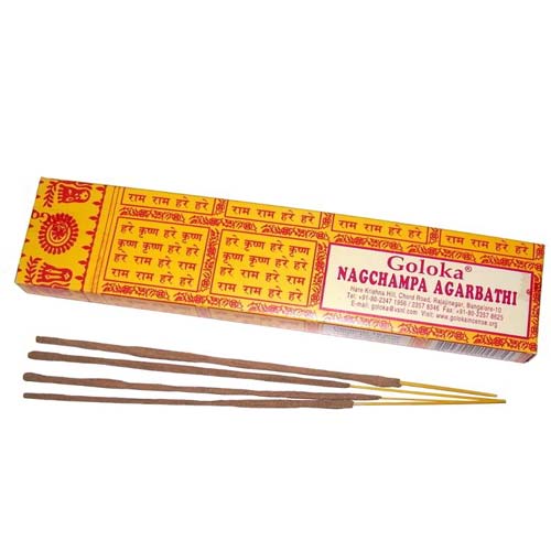 View Goloka Nagchampa Incense Sticks 16g information