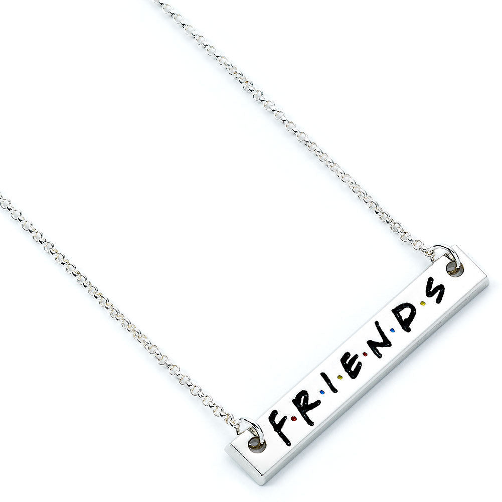 View Friends Silver Plated Necklace Logo information