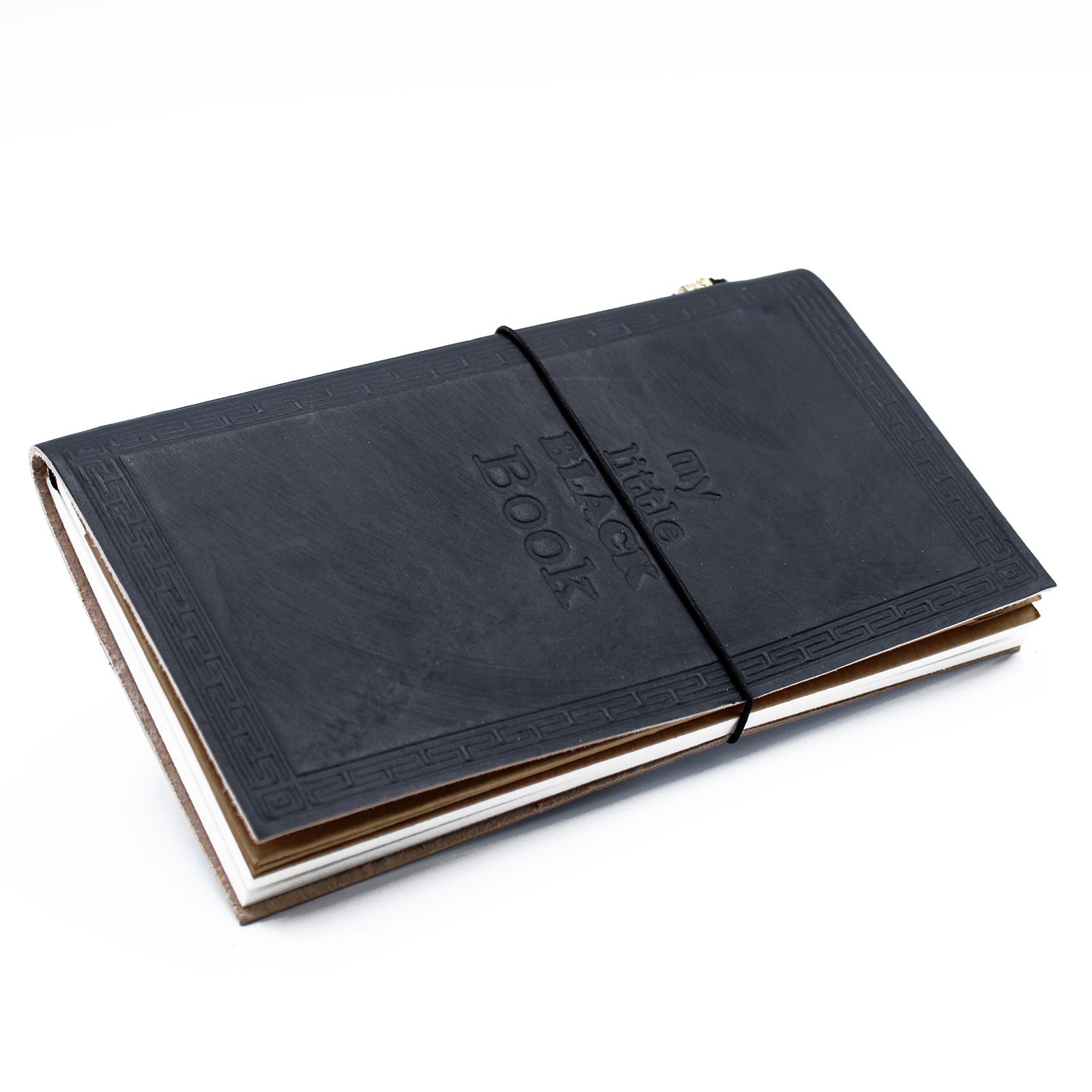 View Handmade Leather Journal My Little Black Book Black 80 pages information