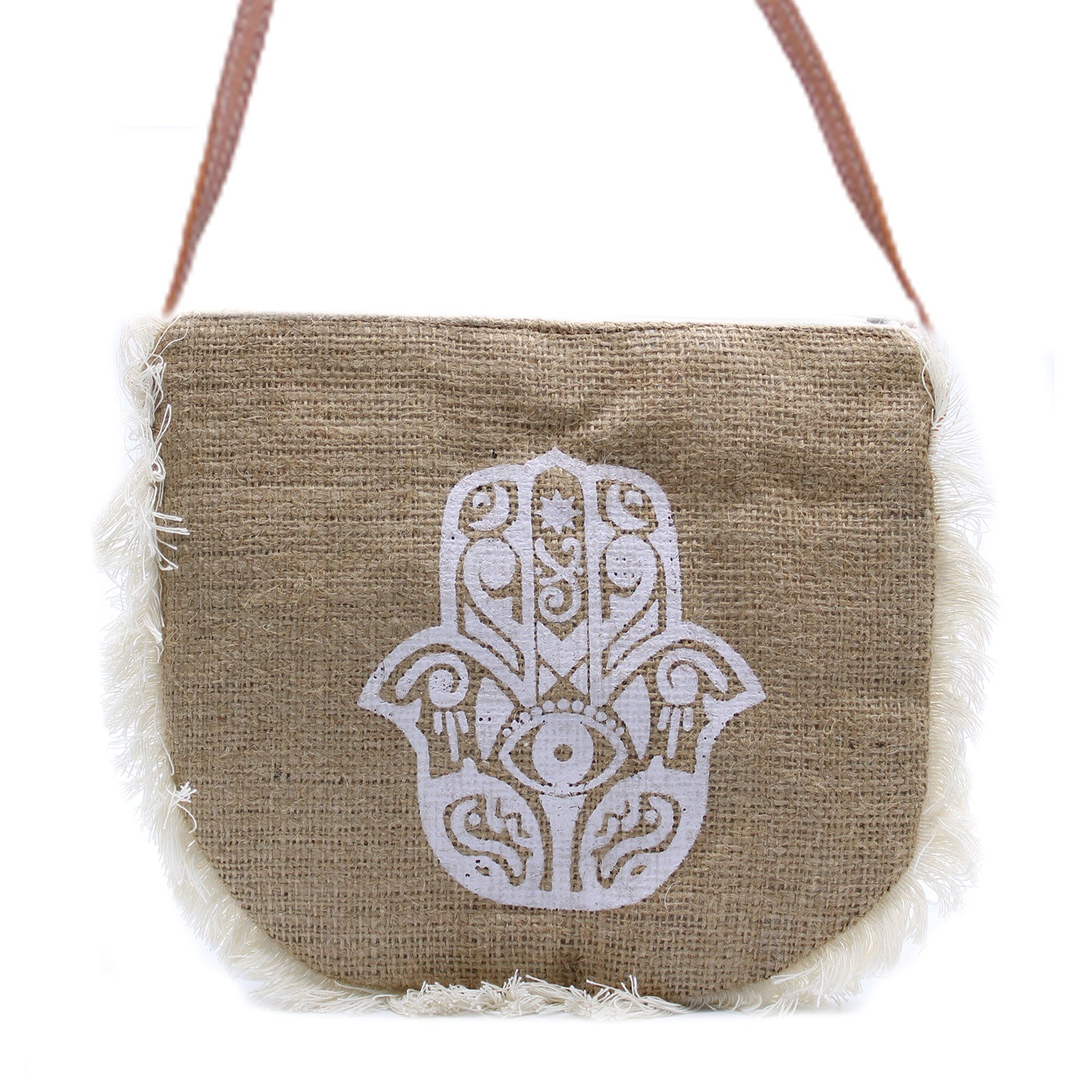 View Fab Fringe Bag Hamsa Print information