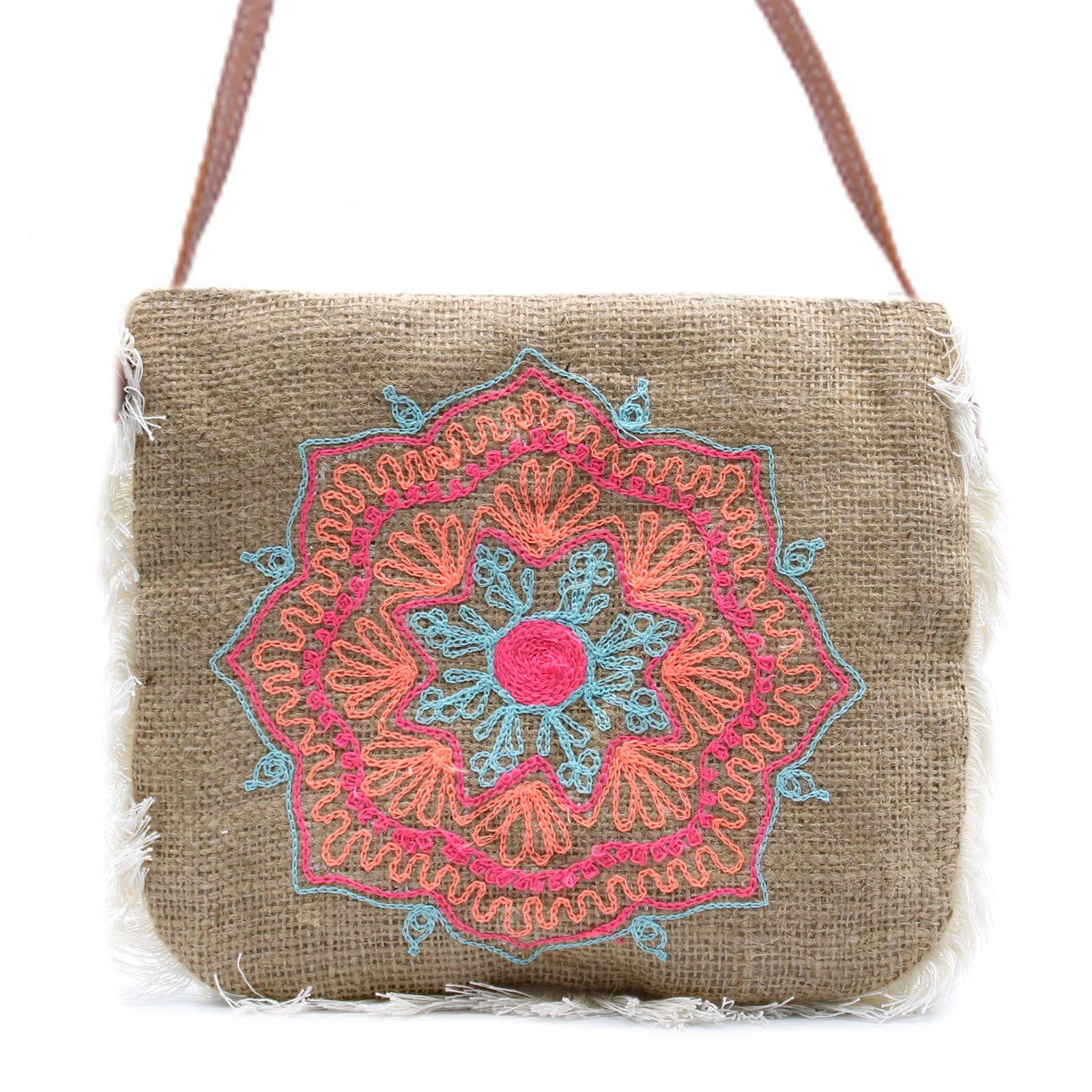 View Fab Fringe Bag Mandela Embroidery information