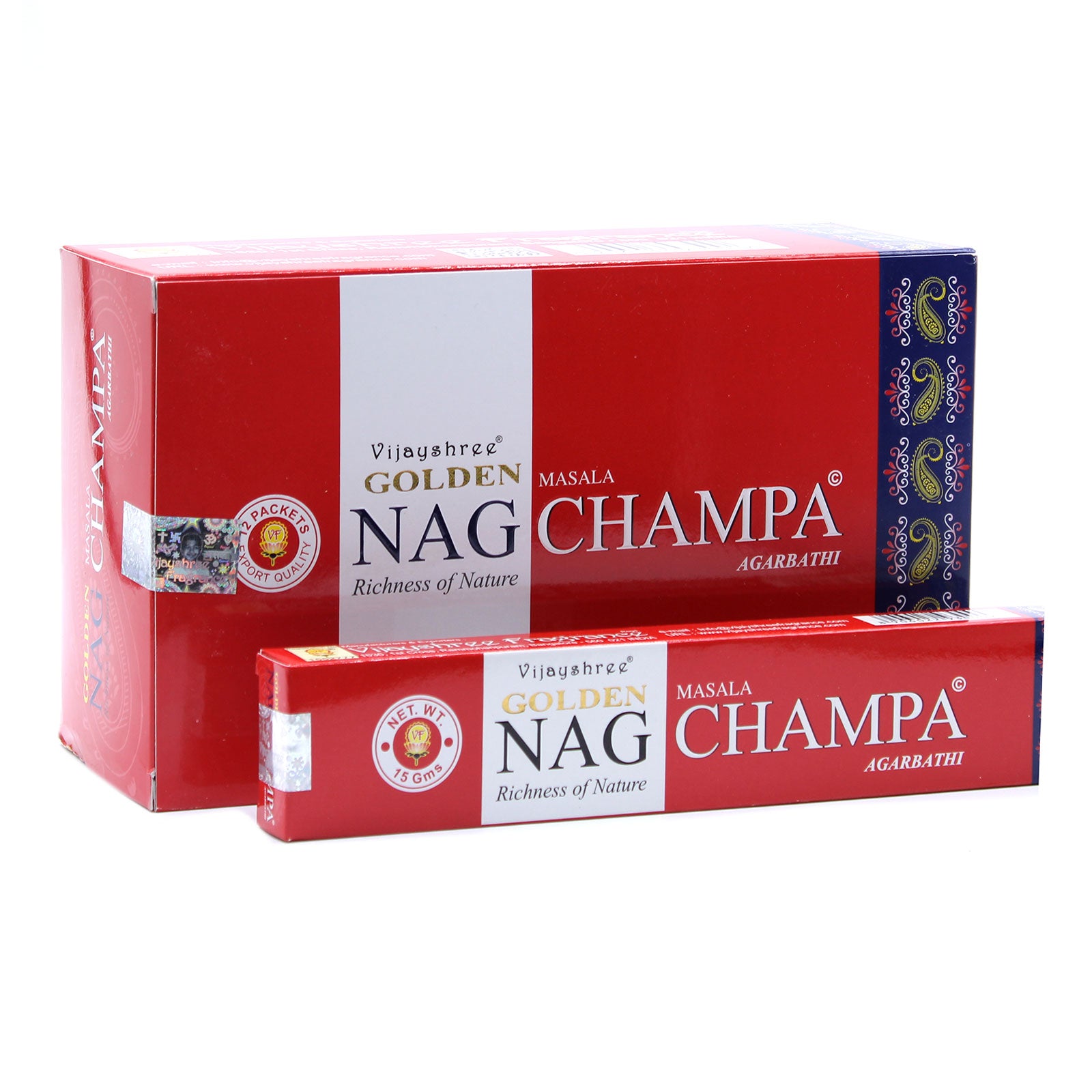 View 15g Golden Nag Champa Incense information