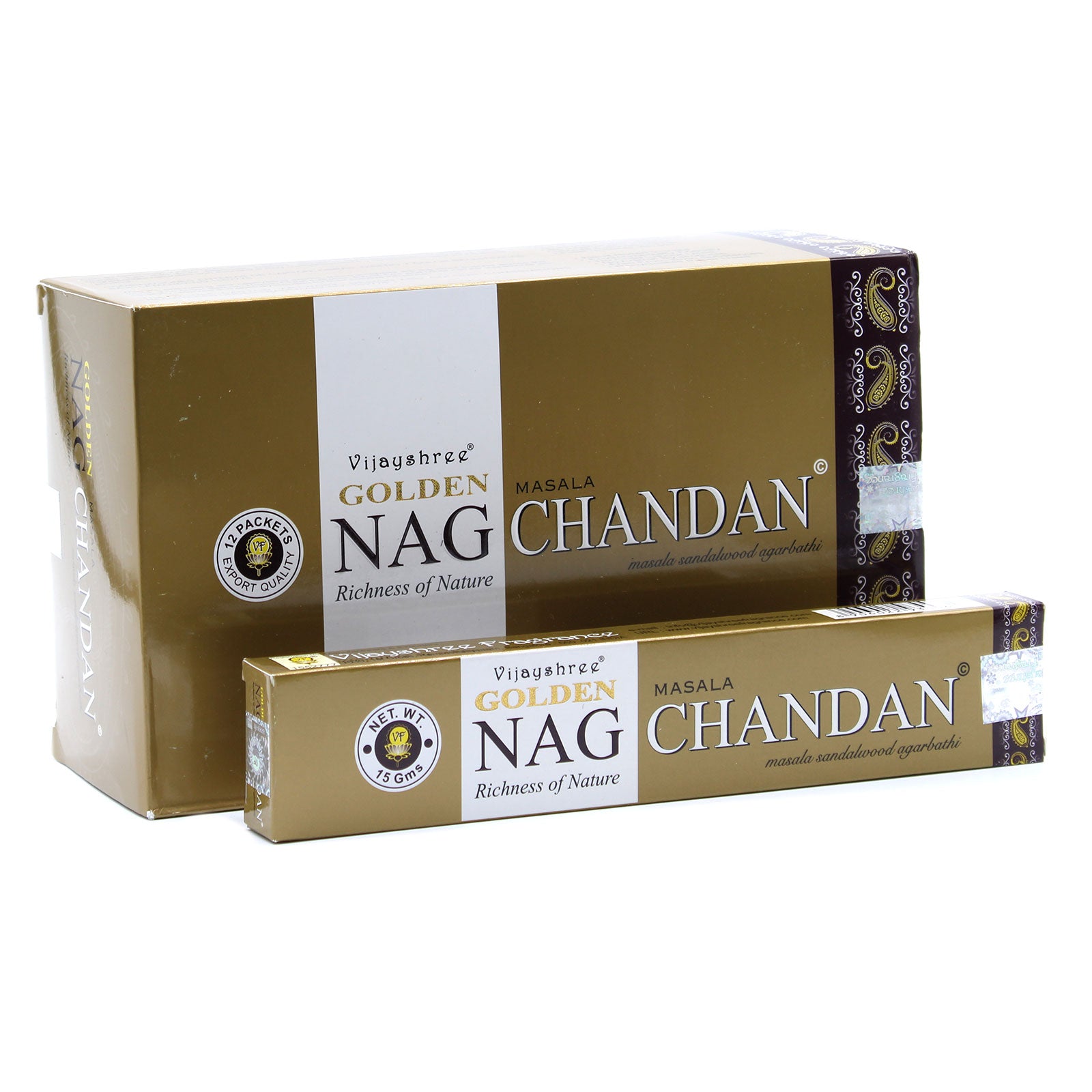 View 15g Golden Nag Chandan Incense information