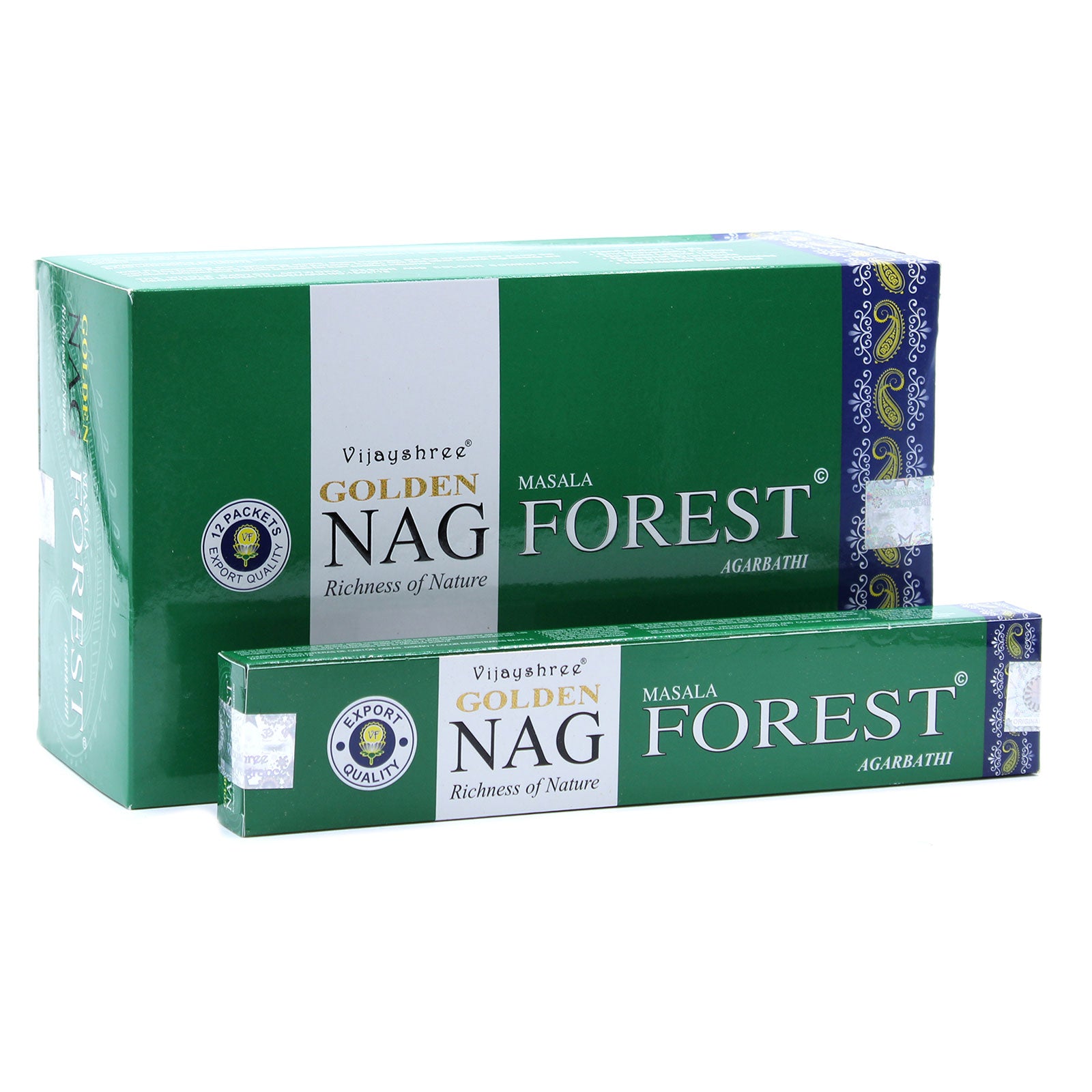 View 15g Golden Nag Forest Incense information
