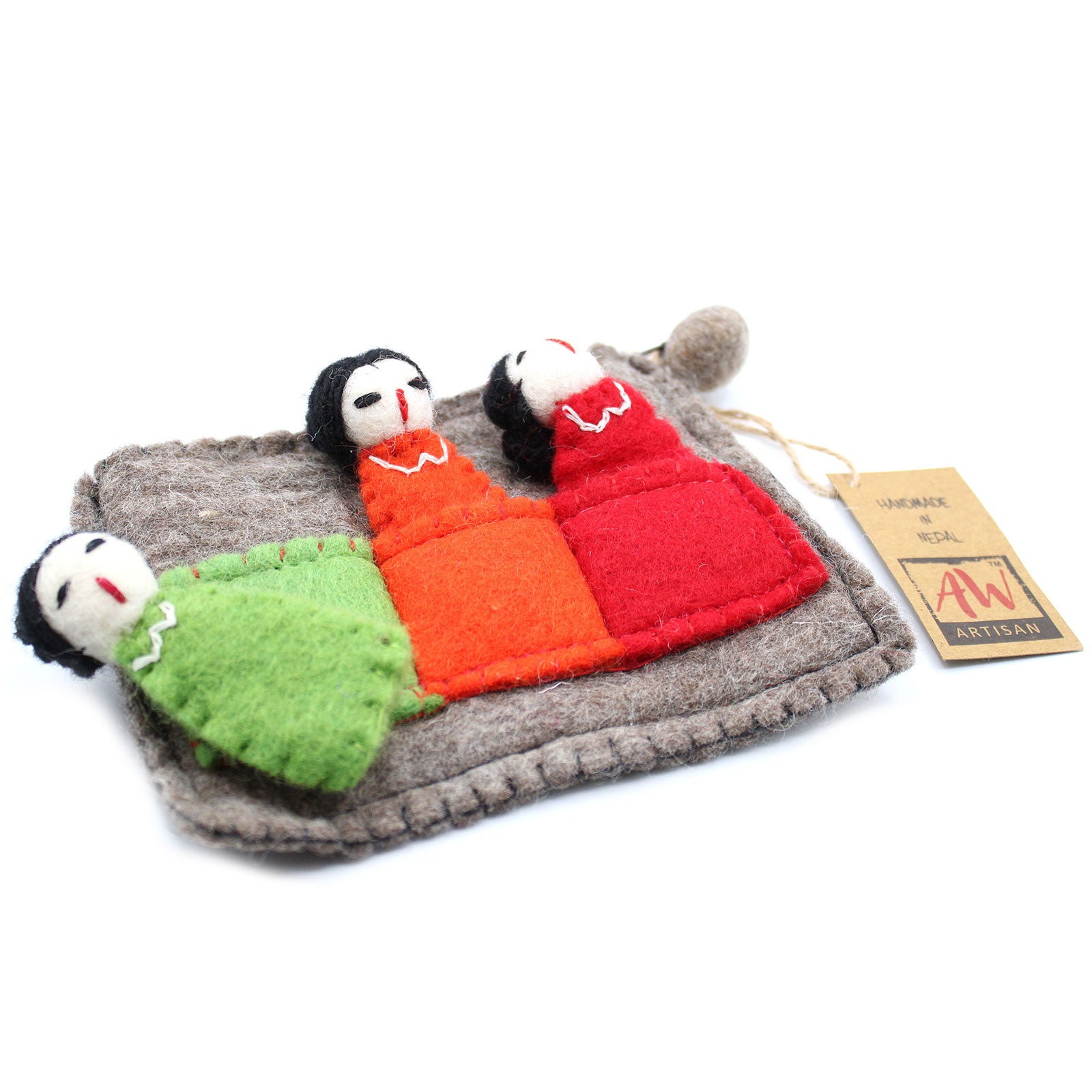 View Pouch with Finger Puppets Friends information