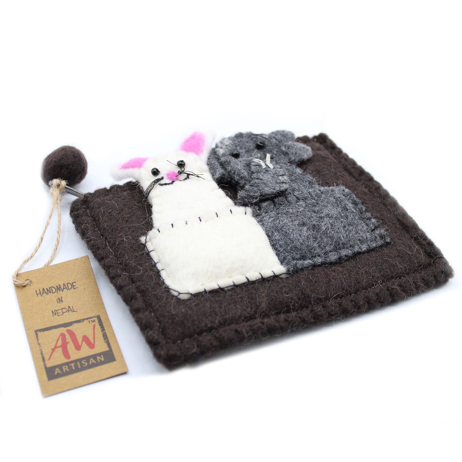 View Pouch with Finger Puppets Elephant Mouse information