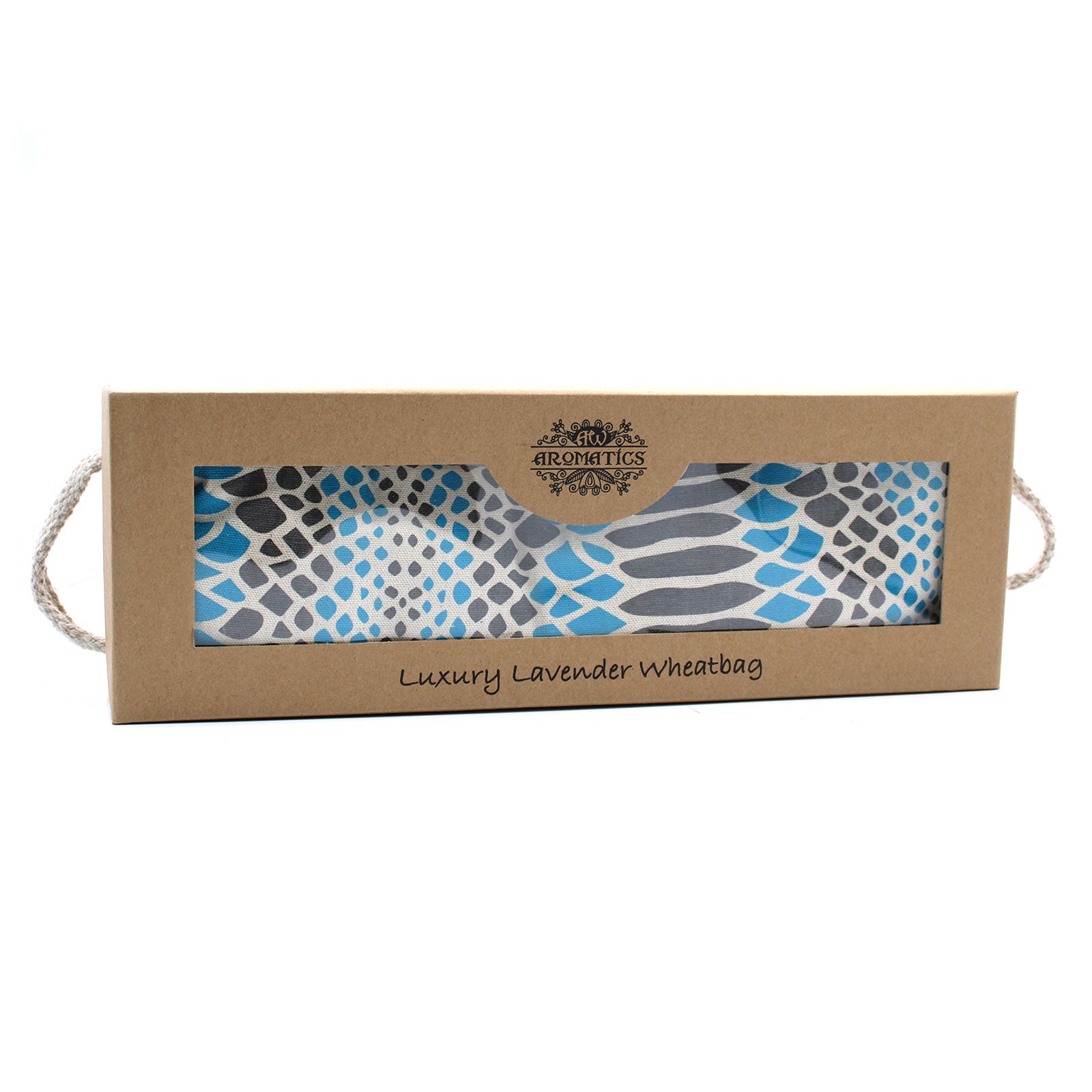 View Luxury Lavender Wheat Bag in Gift Box Blue Viper information