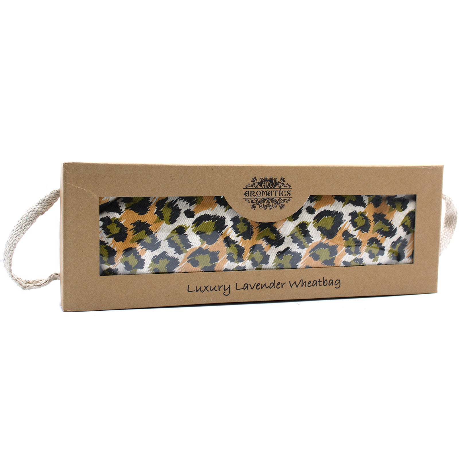 View Luxury Lavender Wheat Bag in Gift Box Night Leopard information
