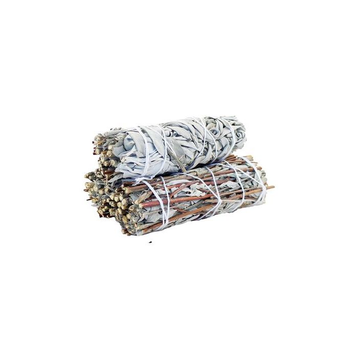 View Smudge Stick White Sage Royal Sage 10cm information