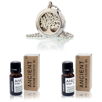 View Diffuser Necklace and Essential Oil Blends Set information