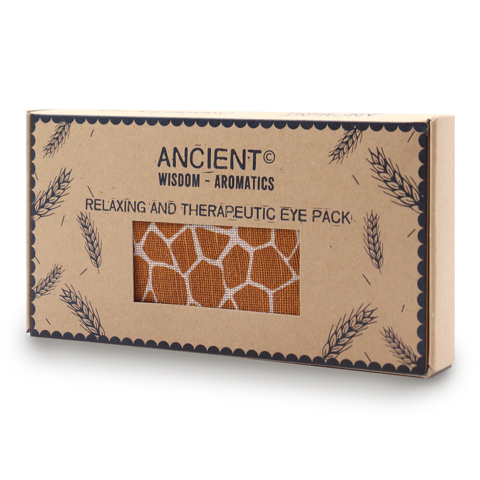 View Lavender Natural Cotton and Juco Eye Pillow in Gift Box Madagascar Giraffe information